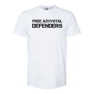 Free Azovstal Defenders Softstyle CVC T-Shirt