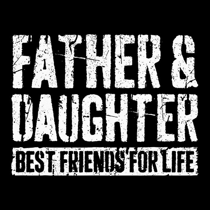 Father And Daughter Best Friends For Life Drawstring Bag