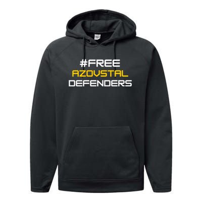 Free Azovstal Defenders Performance Fleece Hoodie