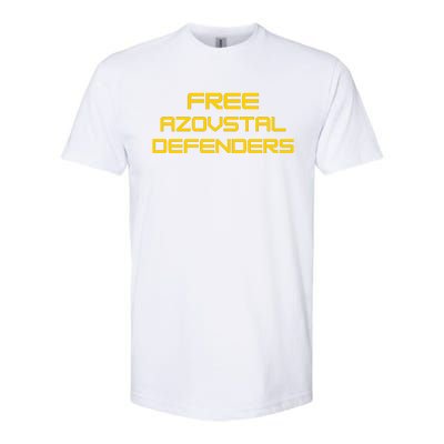 Free Azovstal Defenders Softstyle CVC T-Shirt