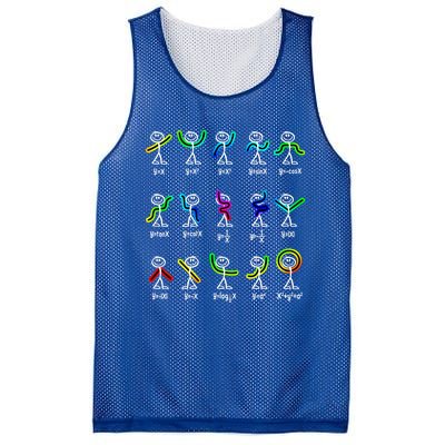 Funny Algebra Dance Function Math Teacher Geek Gift Idea Gift Mesh Reversible Basketball Jersey Tank