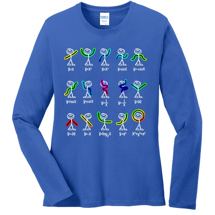 Funny Algebra Dance Function Math Teacher Geek Gift Idea Gift Ladies Long Sleeve Shirt