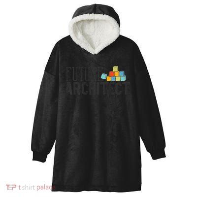 Future Architect Dream Job Hooded Wearable Blanket