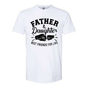 Father And Daughter Best Friends For Life Great Gift Softstyle CVC T-Shirt