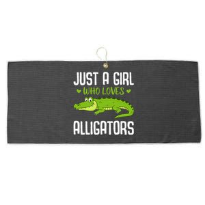 Funny Alligator Design Reptile Large Microfiber Waffle Golf Towel