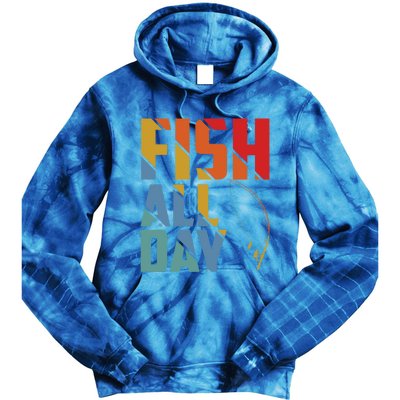 Fish All Day Gift Tie Dye Hoodie