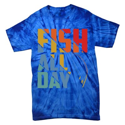 Fish All Day Gift Tie-Dye T-Shirt