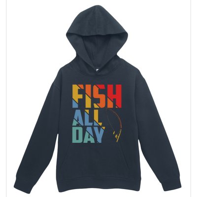 Fish All Day Gift Urban Pullover Hoodie