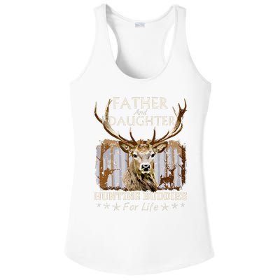 Father and Daughter Hunting Buddies For Life Gift Fo Ladies PosiCharge Competitor Racerback Tank