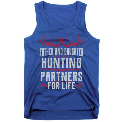 Father And Daughter Hunting Partners For Life Deer Hunting Cool Gift Tank Top