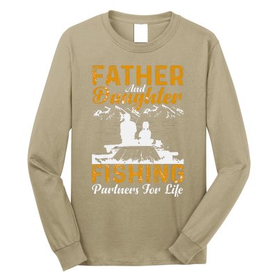 Father And Daughter Fishing Partners For Life Fishing Long Sleeve Shirt