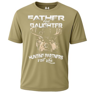 Father And Daughter Hunting Partners For Life Deer Hunter Cooling Performance Crew T-Shirt