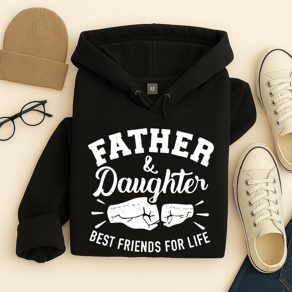 Father And Daughter Best Friends For Life Hoodie