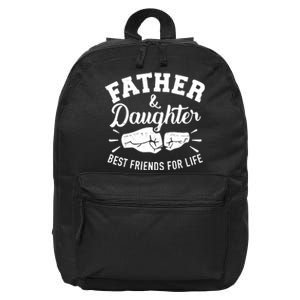 Father And Daughter Best Friends For Life 16 in Basic Backpack