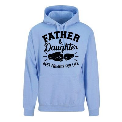 Father And Daughter Best Friends For Life Unisex Surf Hoodie