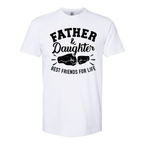 Father And Daughter Best Friends For Life Softstyle CVC T-Shirt