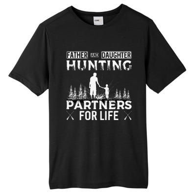 Father And Daughter Hunting Partners For Life Fathers Day Tall Fusion ChromaSoft Performance T-Shirt