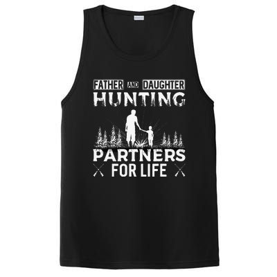 Father And Daughter Hunting Partners For Life Fathers Day PosiCharge Competitor Tank