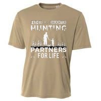 Father And Daughter Hunting Partners For Life Fathers Day Cooling Performance Crew T-Shirt