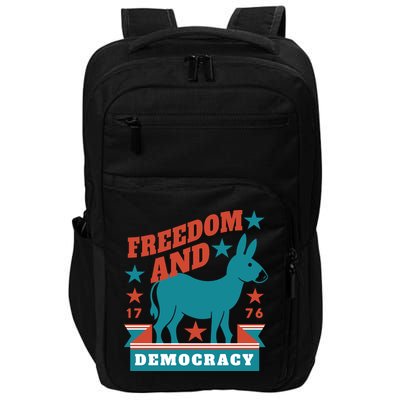 Freedom And Democracy Political Democrat Impact Tech Backpack