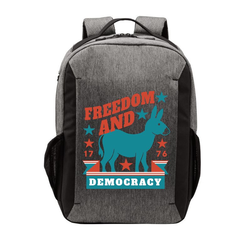 Freedom And Democracy Political Democrat Vector Backpack