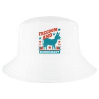 Freedom And Democracy Political Democrat Cool Comfort Performance Bucket Hat