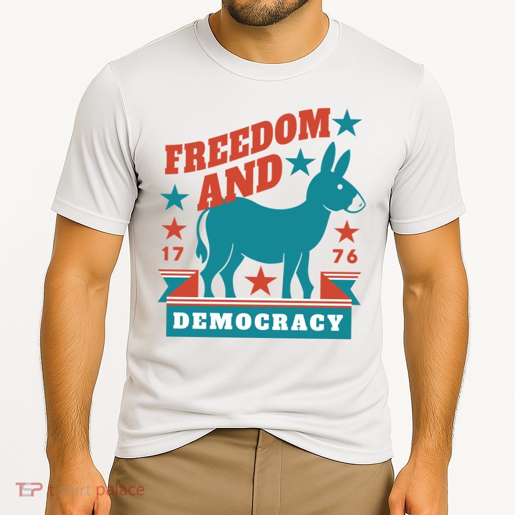 Freedom And Democracy Political Democrat Performance Shirt