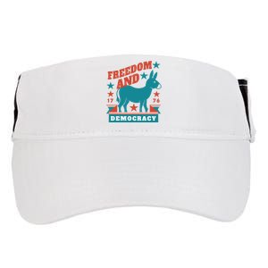 Freedom And Democracy Political Democrat Adult Drive Performance Visor