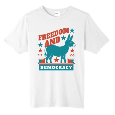 Freedom And Democracy Political Democrat Tall Fusion ChromaSoft Performance T-Shirt