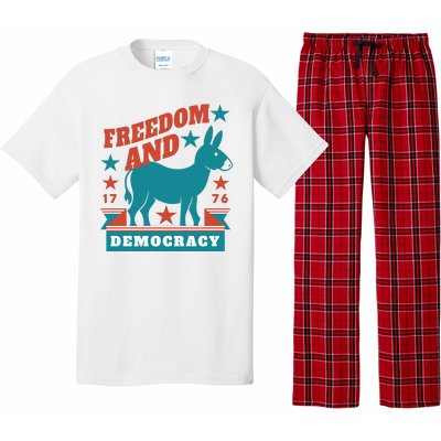 Freedom And Democracy Political Democrat Pajama Set