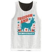 Freedom And Democracy Political Democrat Mesh Reversible Basketball Jersey Tank