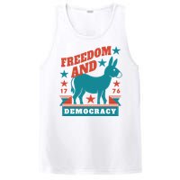 Freedom And Democracy Political Democrat PosiCharge Competitor Tank