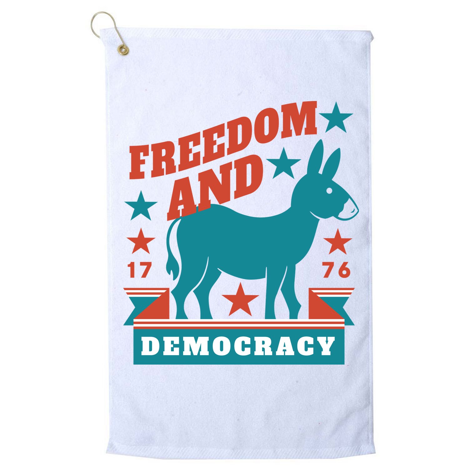 Freedom And Democracy Political Democrat Golf Towel