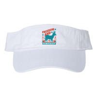 Freedom And Democracy Political Democrat Valucap Bio-Washed Visor