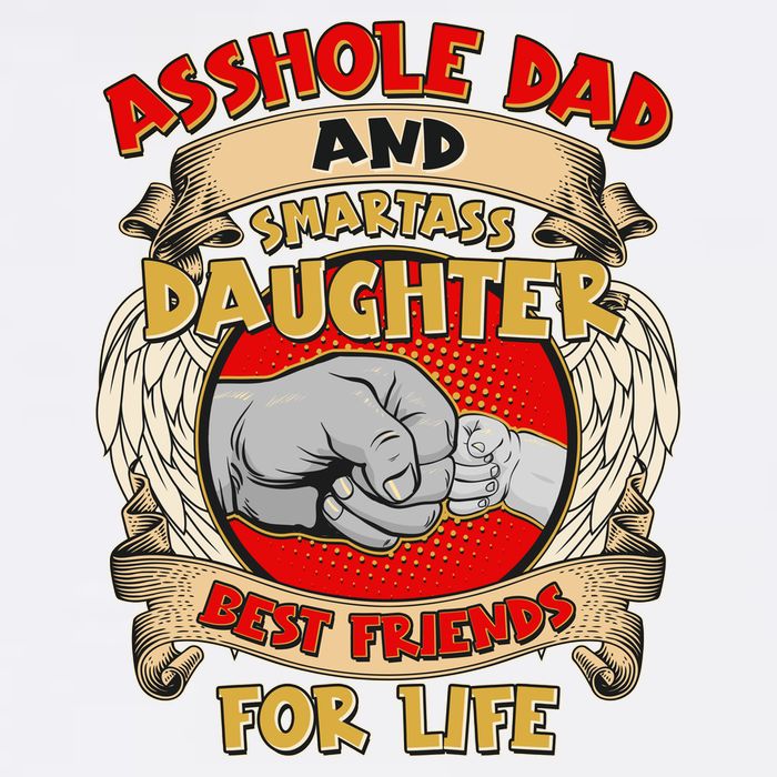 Funny Asshole Dad And Smartass Daughter Bestfriends For Life Sweatshirt