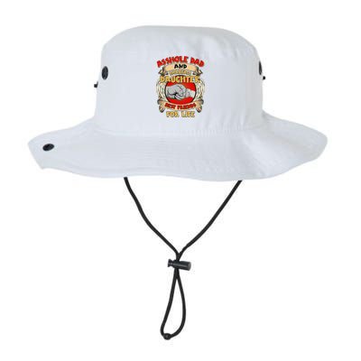 Funny Asshole Dad And Smartass Daughter Bestfriends For Life Bucket Hat