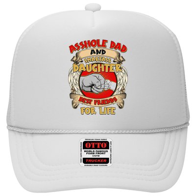 Funny Asshole Dad And Smartass Daughter Bestfriends For Life Trucker Hat
