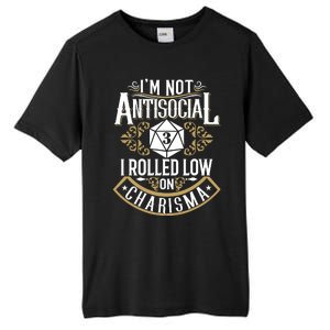 Funny Antisocial Design, Funny Nerdy Gamer Design, Sarcastic Tall Fusion ChromaSoft Performance T-Shirt