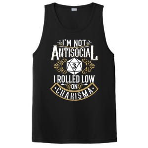 Funny Antisocial Design, Funny Nerdy Gamer Design, Sarcastic PosiCharge Competitor Tank