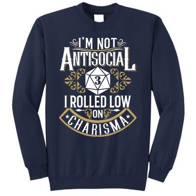 Funny Antisocial Design, Funny Nerdy Gamer Design, Sarcastic Tall Sweatshirt