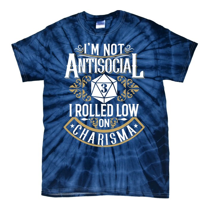 Funny Antisocial Design, Funny Nerdy Gamer Design, Sarcastic Tie-Dye T-Shirt