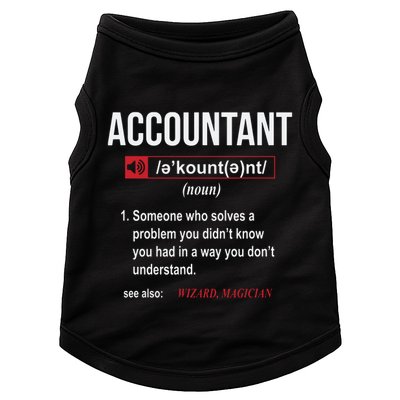 Funny Accountant Definition See Also Wizard Doggie Tank