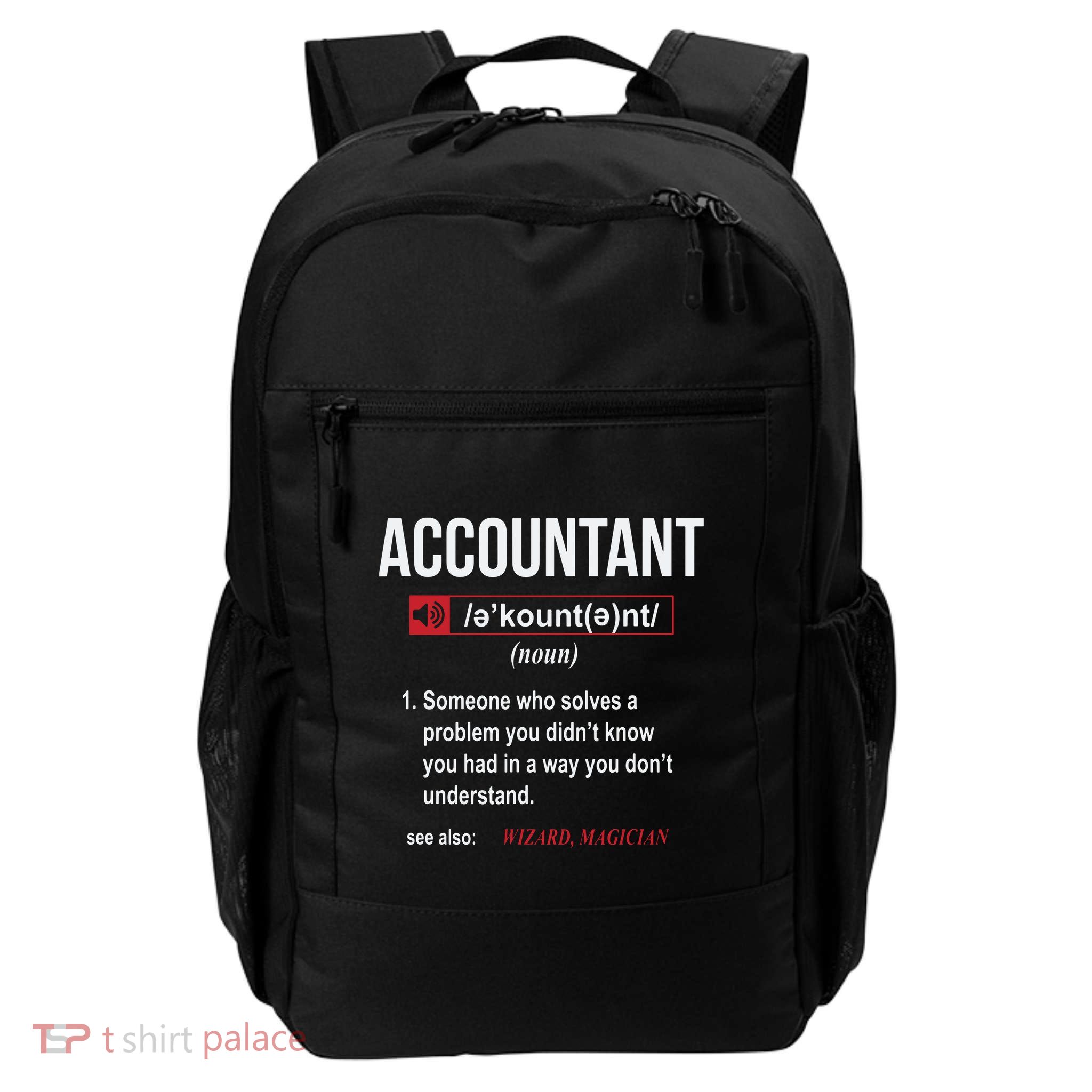 Funny Accountant Definition See Also Wizard Backpack