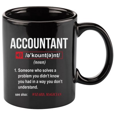 Funny Accountant Definition See Also Wizard 11oz C Handle Ceramic Mug