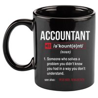 Funny Accountant Definition See Also Wizard 11oz C Handle Ceramic Mug