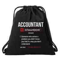 Funny Accountant Definition See Also Wizard Drawstring Bag