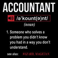 Funny Accountant Definition See Also Wizard Drawstring Bag
