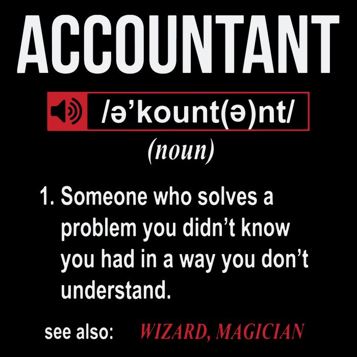 Funny Accountant Definition See Also Wizard Drawstring Bag