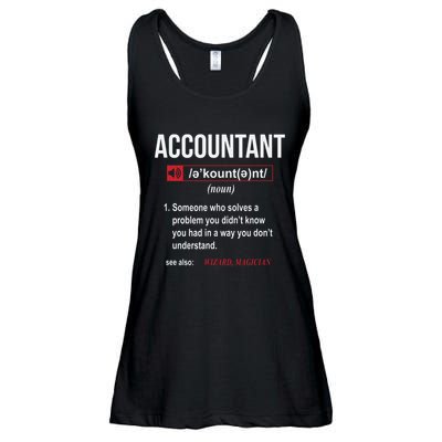 Funny Accountant Definition See Also Wizard Ladies Essential Flowy Tank