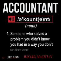 Funny Accountant Definition See Also Wizard Bag